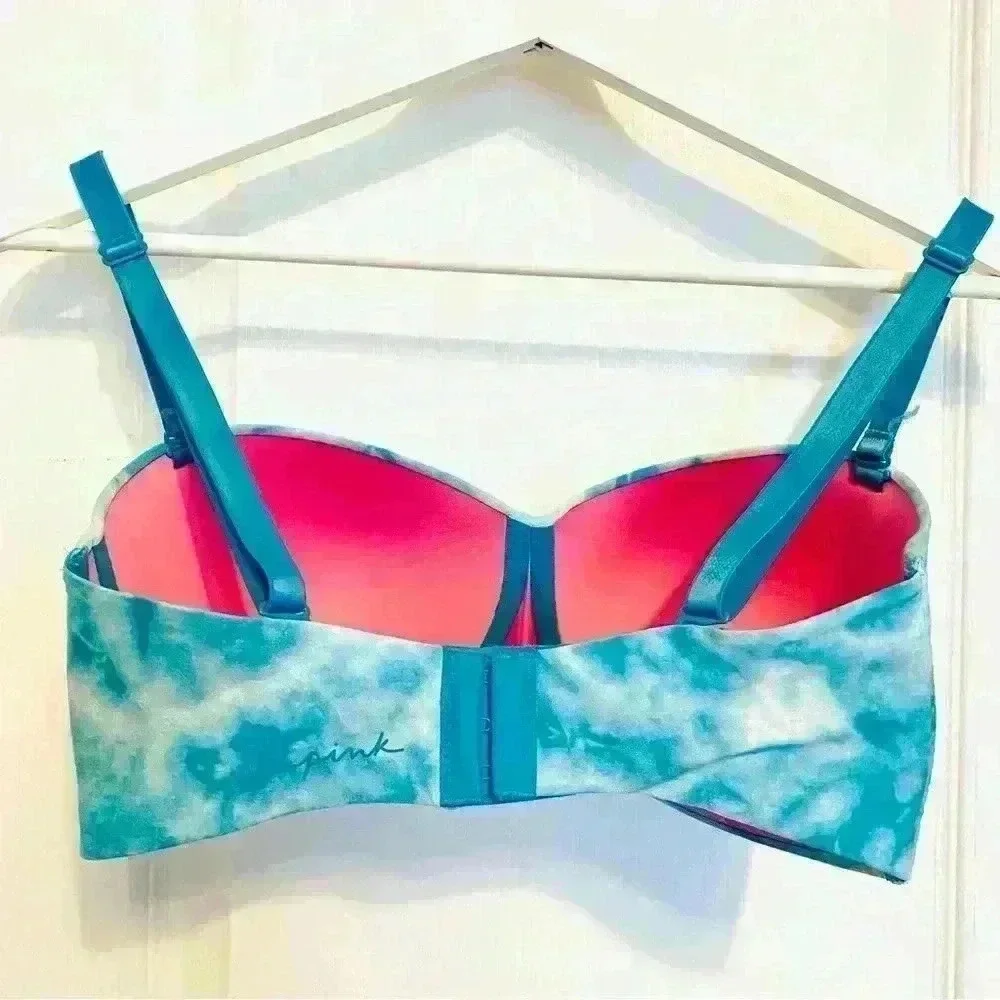 PINK Victoria's Secret Multi Way Lightly Lined Bra sz S strapless or Racerback